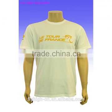Cheap Unisex custom Simple white t shirts