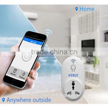 Make your home automatic by "Cloud" APP smartphone ISO/Android away-home control home-electronics wifi smart power socket