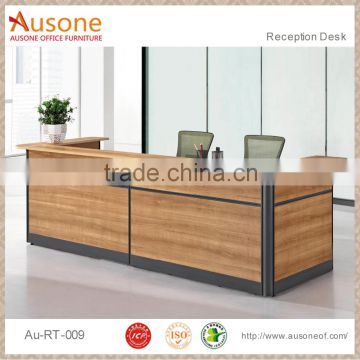 2016 New Design wood cutting office table modern wood reception table
