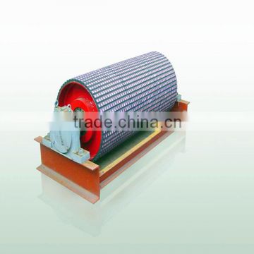 Wear resistant ceramic lagging belt pulley for the sea port