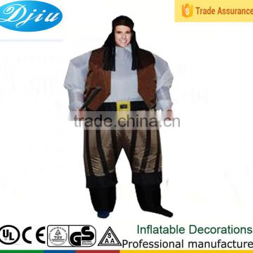 DJ-CO-193 pirate costume inflatable pirate costume body inflation suits