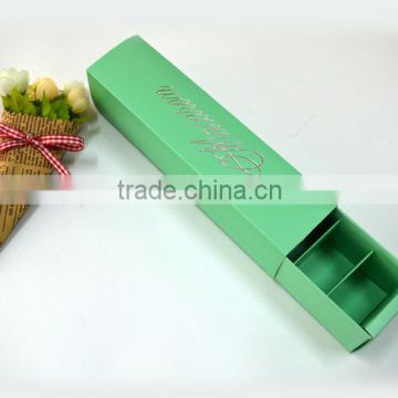 green Hot sale cheap cake boxes,customized design paper gift box MACARON BOX