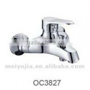 Brass Wall Mounted Bathroom Faucet Mixer