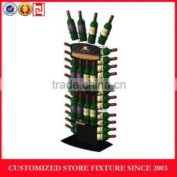 Hotest sale metal wine display racks