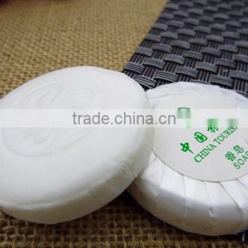 Hotel customized soap with logo white soap