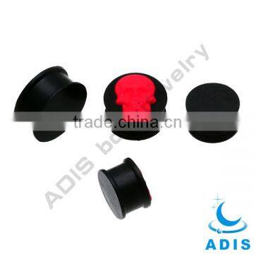 Latest earrings for women silicone flesh tunnel ear plugs with different pictures