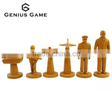 Customized resin game pawns for chess