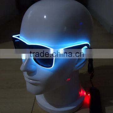 Specialize in High luminance white EL wire sunglasses / white EL sunglasses / white EL glasses