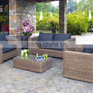 Modern synthetic rattan garden sofa set outdoor furniture