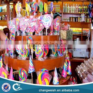 round multilayer lollipop display stand and display shelving