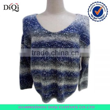 Colorful Pullovers Loose Casual Sweater