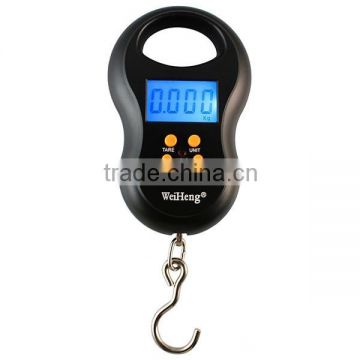 blue backight cheap digital hand weight scale