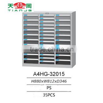 Wholesale Drawer Cabinet Metal Factory Price,A4HG-32015 Documents Cabinet With 35 Drawers