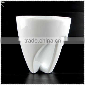 white ceramic high-heeled shoes shape mug