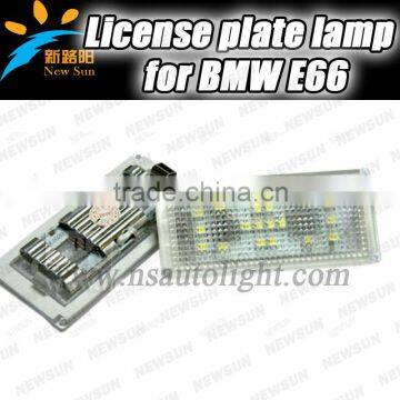 Special Design Led Light License Plate Led License Lamp For Bmw E66 (Not work for Japan car)