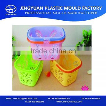 Durable Plastic Injection Fruits Storage Basket Mould Manufacturer/Plastic Injection Fruit & Grocery Storage Basket Mold supply