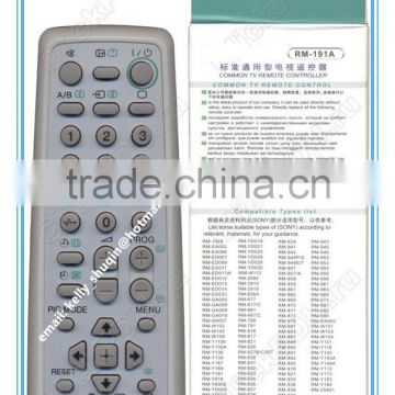 gray color universal remote control SONYI RM-191A 191A with small box package
