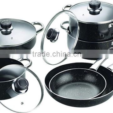 10pcs aluminium cookware set
