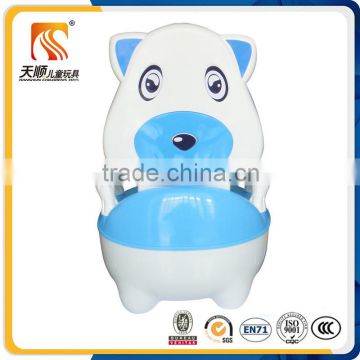 Cheap baby potty with backrest made in china for sale