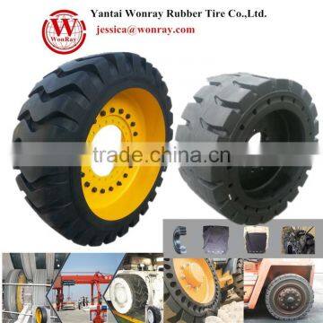 Safe no flat solid Tire for mining machine 17.5-25 26.5-25 1510x470