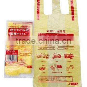 customized for Japan Plastic garbage bags--transparent or colors/LDPE HDPE