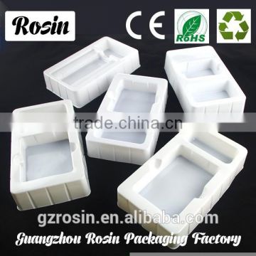 Tasteless disposable tray with round shape and in plastic,separating blister packaging tray for electronic parts
