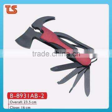 2014 new Outdoor tool with axe/wood cutting hand tools/stainless steel axe( B-8931AB-2 )
