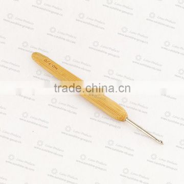 Supply Various Size Crochet Hook With Bamboo Handle Crochet Hook