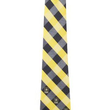 Double-brushed Striped Silk Woven Neckties Dots Yellow