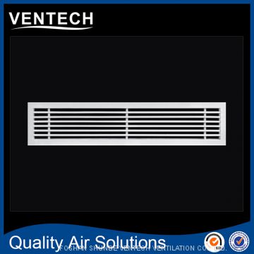 Air ventilation return linear bar grille air outlets