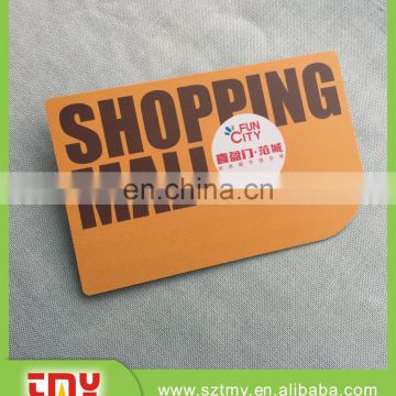 Plastic discount card supermarkt discount card abnormity discount card
