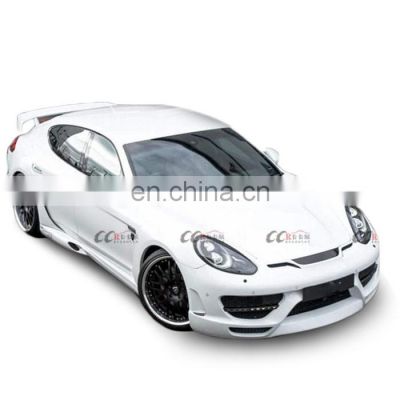 2011-2013 HM style  body kit for Porsche panamera  front bumper rear bumper wing spoiler and original installation location