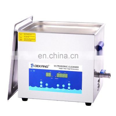 15L Digital 28khz 40khz ultrasonic machine with degas function for electrical parts PCB board cleaning