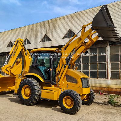China Supplier Hydraulic Mini Wheel Backhoe Loader With Diesel Engine for Sale