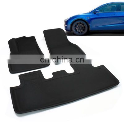 Luxury Custom Anti Slip 3D Tpr Xpe Tesla Model Y Car Mats Floor