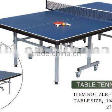 Standard international table tennis table with eight wheels