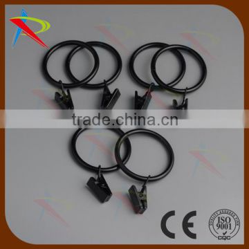 Metal curtain ring clips for voile/drapes hanging