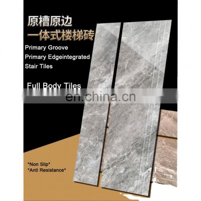 Polished Porcelain stair tiles granite tiles for stairs