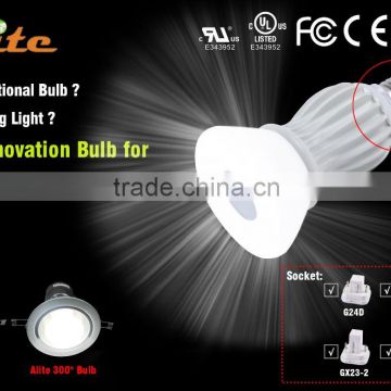 9w Rotatable 4pin LED Light Bulb G24 G23 PL Lamps