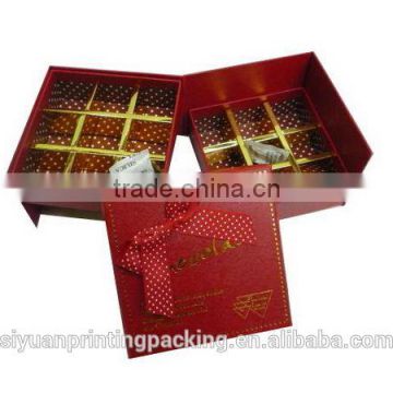 Super quality new arrival chocolate boxes box inserts
