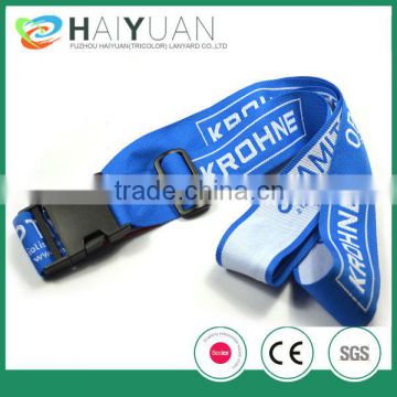 Adjustable Promotional Luggage Belts with Custom Woven Logo