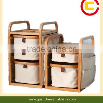 Unique design bamboo storage box