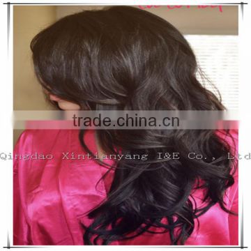 Qingdao New arrival brazilian virgin human hair wigs, peruca wigs, kosher wigs jewish wigs