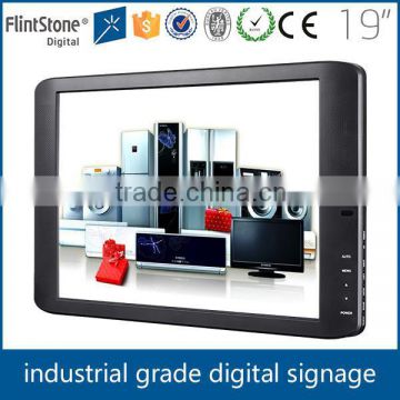 FlintStone digital advertising player, LCD Ad Player, 19'' Public Display