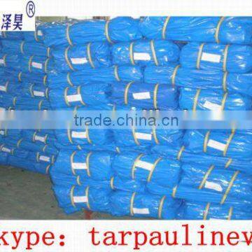 100gsm high quality blue tarp &fire resistant tarpaulin&packing in bales