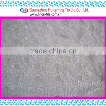 3D floral pattern special emboridery organza fabric