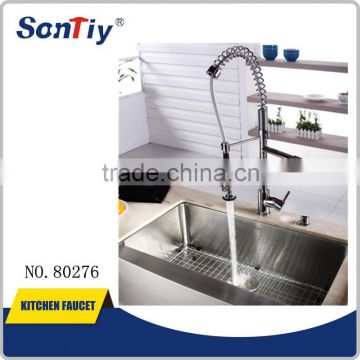 New design good quality faucet brass upc pull out kitchen mixer