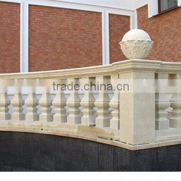 American designs external balcony and porch marble baluster newel post