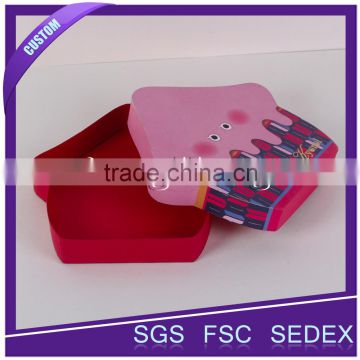 Special shape hard paper gift packaging toy box