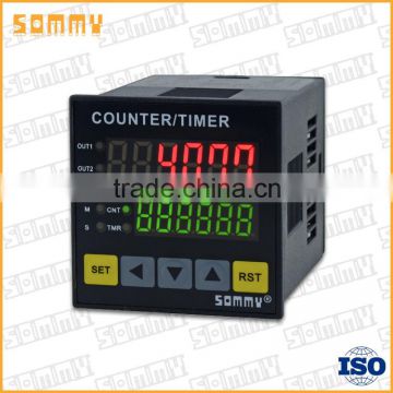 6 Digit Small Digital Electric Counter Meter with Timing Function